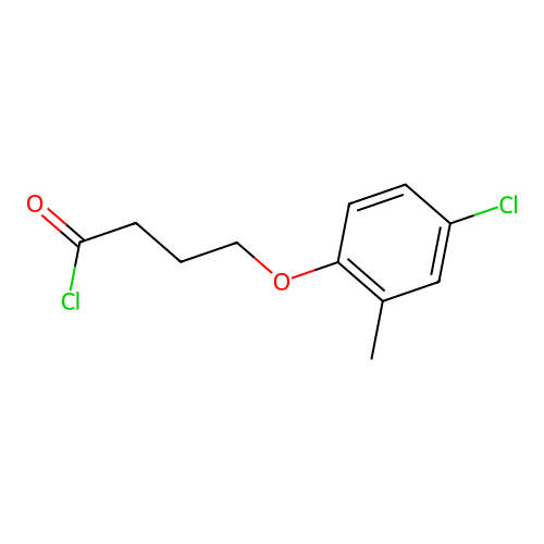 4-(4-Chloro-2-methylphenoxy)butyryl chloride structure