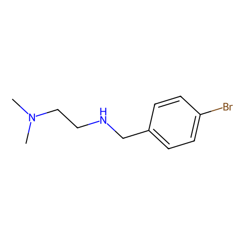 [(4-Bromophenyl)methyl][2-(dimethylamino)ethyl]amine structure