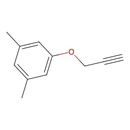 1,3-Dimethyl-5-(prop-2-yn-1-yloxy)benzene structure