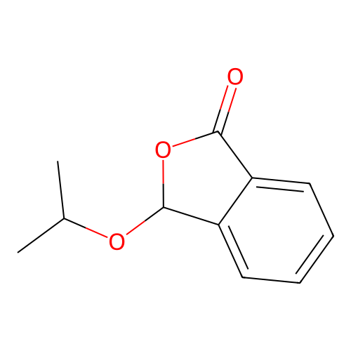3-isopropoxy-2-benzofuran-1(3H)-one structure