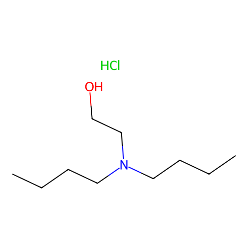 Ethanol, 2-(dibutylamino)-, hydrochloride structure