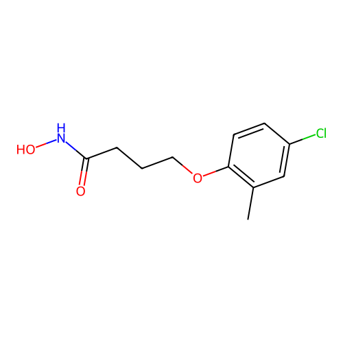 4-(4-氯-2-甲基苯氧基)-N-羟基丁酰胺 structure