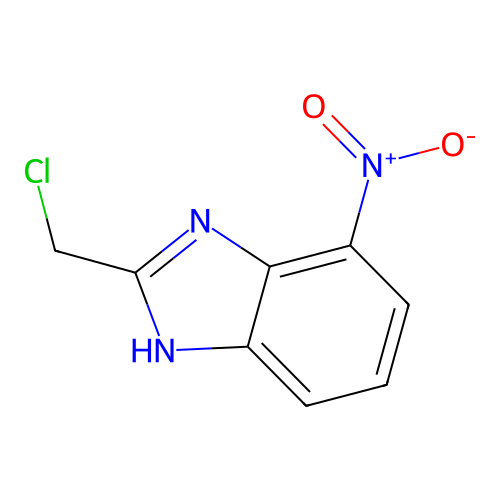 2-(chloromethyl)-4-nitro-1H-benzimidazole structure