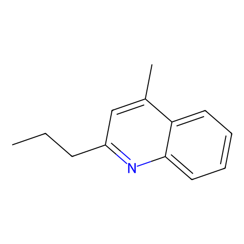 4-Methyl-2-propylquinoline structure