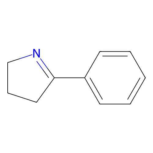 5-phenyl-3,4-dihydro-2H-pyrrole structure