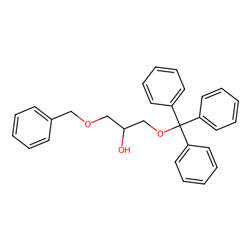 1-Benzyl-3-tritylglycerol structure