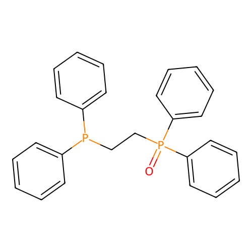 (2-(Diphenylphosphino)ethyl)diphenylphosphine oxide structure