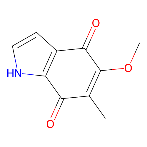 5-methoxy-6-methyl-1H-indole-4,7-dione structure