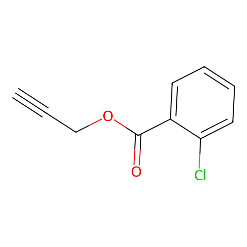 2-氯苯甲酸-2-丙炔酯 structure