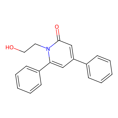 1-(2-Hydroxyethyl)-4,6-diphenyl-1,2-dihydropyridin-2-one structure