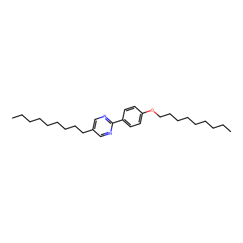 5-Nonyl-2-(4-(nonyloxy)phenyl)pyrimidine structure