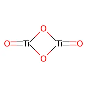 四氧化二钛 structure