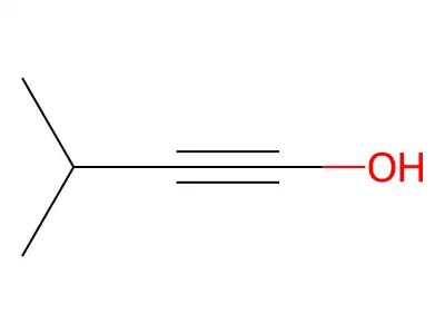 Methylbutynol structure
