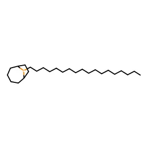 9-Stearyl-9-phosphabicyclo(4.2.1)nonane structure