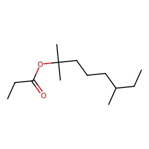 2,6-Dimethyl-2-octyl propionate structure