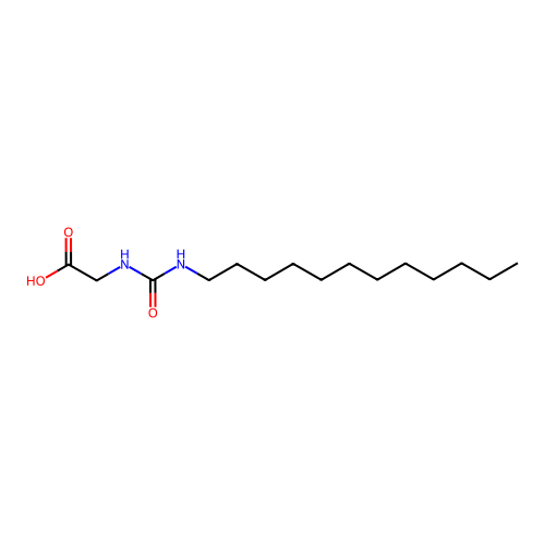 2-(Dodecylcarbamoylamino)acetic acid structure