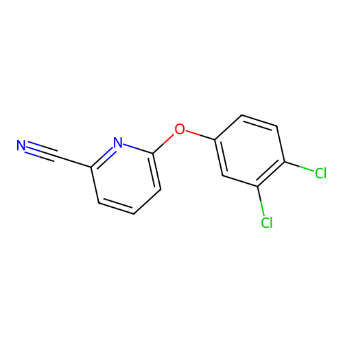 2-Pyridinecarbonitrile, 6-(3,4-dichlorophenoxy)- structure