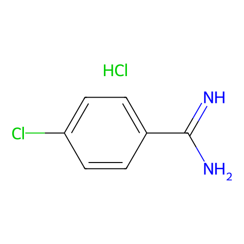 4-Chlorobenzene-1-carboximidamide hydrochloride structure