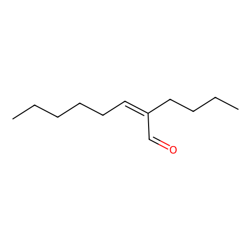 2-Butyl-2-octenal structure