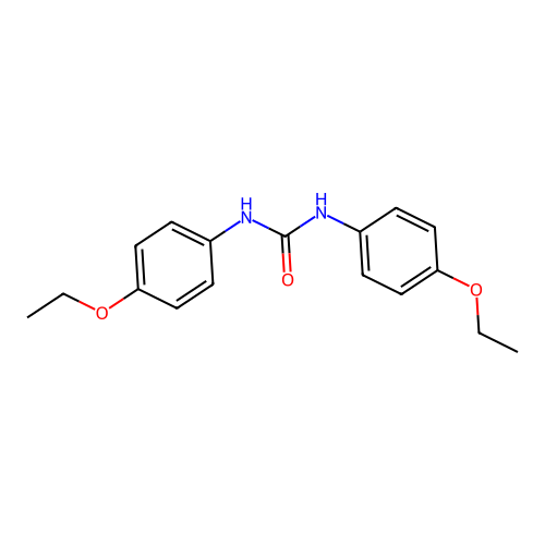 N,N'-Bis(4-ethoxyphenyl)urea structure