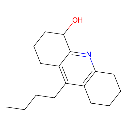 9-Butyl-1,2,3,4,5,6,7,8-octahydroacridin-4-ol structure