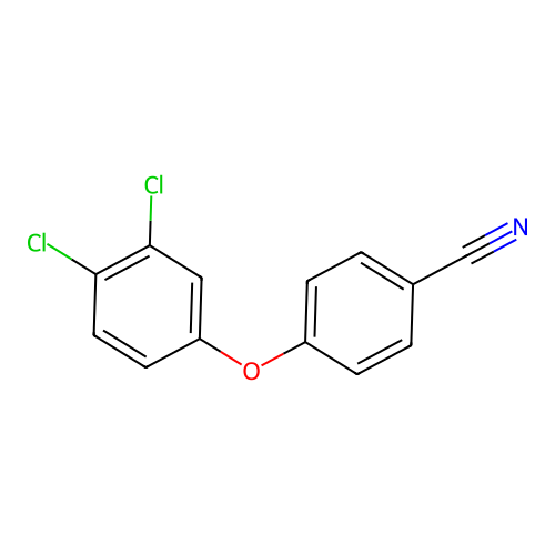 Benzonitrile, 4-(3,4-dichlorophenoxy)- structure
