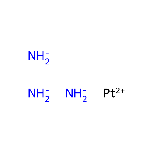 Platinum(2+), triammine- structure