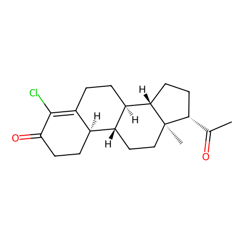 4-Chloro-19-norpregn-4-ene-3,20-dione structure