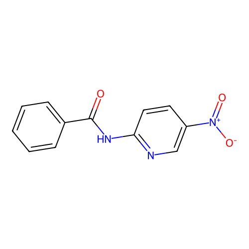 N-(5-nitropyridin-2-yl)benzamide structure