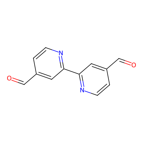 2,2'-Bipyridine-4,4'-dicarboxaldehyde structure