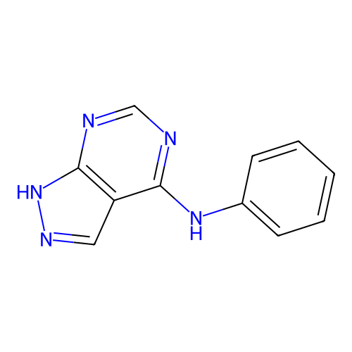 N-phenyl-1H-pyrazolo[3,4-d]pyrimidin-4-amine structure