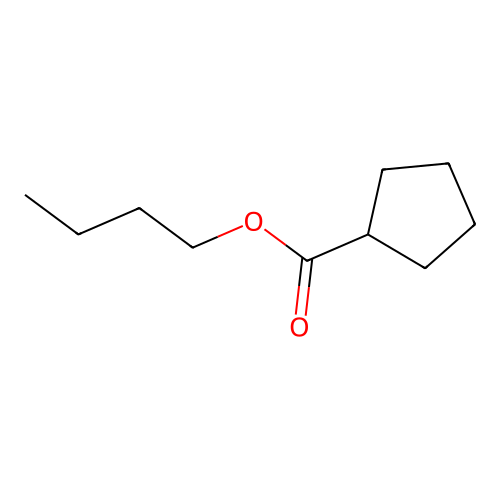 Butyl cyclopentanecarboxylate structure