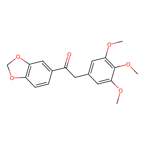 1-(1,3-Benzodioxol-5-yl)-2-(3,4,5-trimethoxyphenyl)ethanone structure