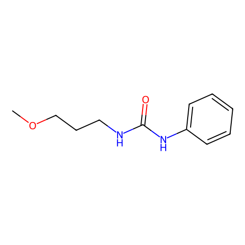 N-(3-methoxypropyl)-N'-phenylurea structure