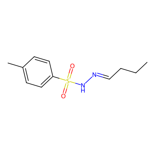 N-(butylideneamino)-4-methylbenzenesulfonamide structure