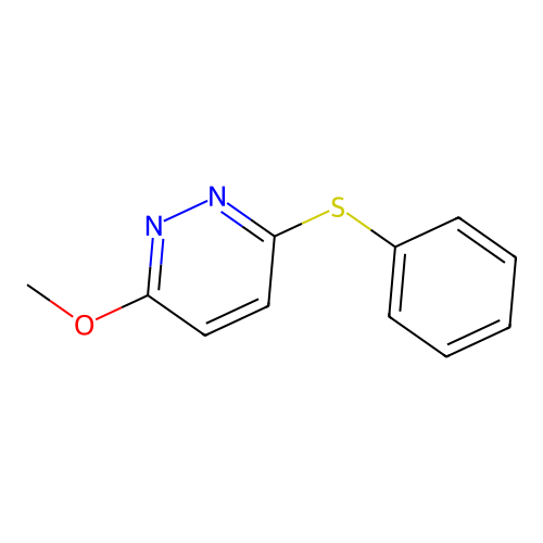 3-Methoxy-6-phenylsulfanylpyridazine structure
