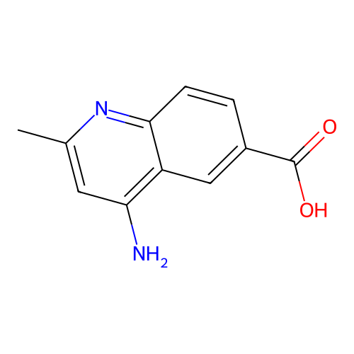 4-Amino-2-methylquinoline-6-carboxylic acid structure