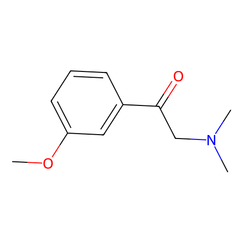 2-Dimethylamino-3'-methoxyacetophenone structure