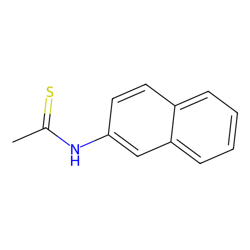 N-2-naphthylethanethioamide structure