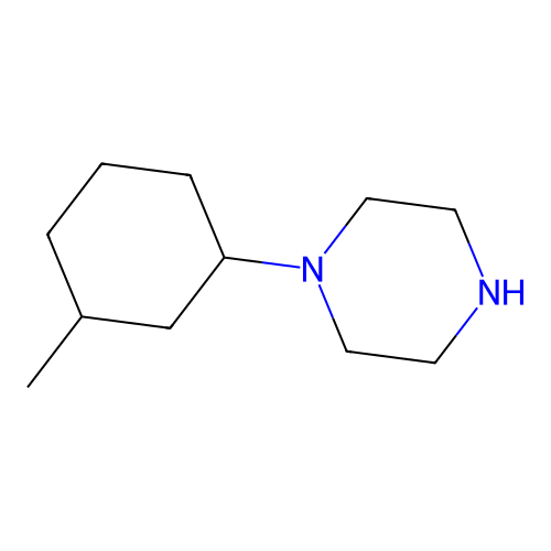 1-(3-Methylcyclohexyl)piperazine structure