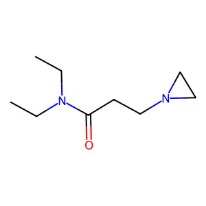 1-Aziridinepropionamide, N,N-diethyl- structure