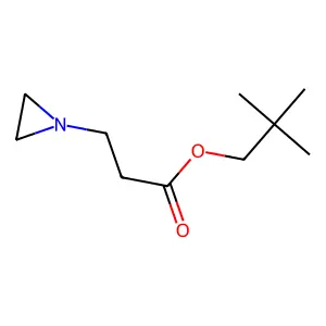 1-Aziridinepropionic acid, 2,2-dimethylpropyl ester structure