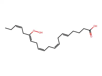 15-Hydroperoxyicosa-5,8,11,14,17-pentaenoic acid structure