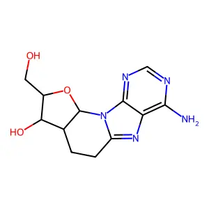 O(6)-Ethylthioethyldeoxyguanosine structure
