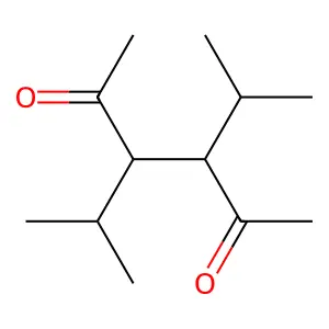 2,5-Hexanedione, 3,4-bis(1-methylethyl)-, (R*,S*)- structure