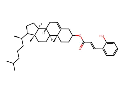 Cholesteryl-o-coumarate structure