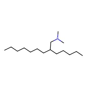 N,N-二甲基-2-戊基壬胺 structure