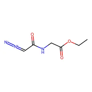 N-(重氮乙酰基)甘氨酸乙酯 structure