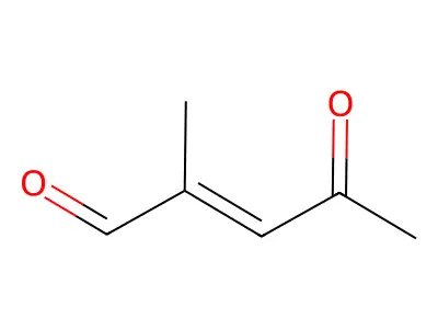 Methyl-4-oxo-2-pentenal structure