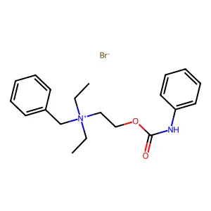 Ammonium, benzyldiethyl(2-hydroxyethyl)-, bromide, carbanilate structure